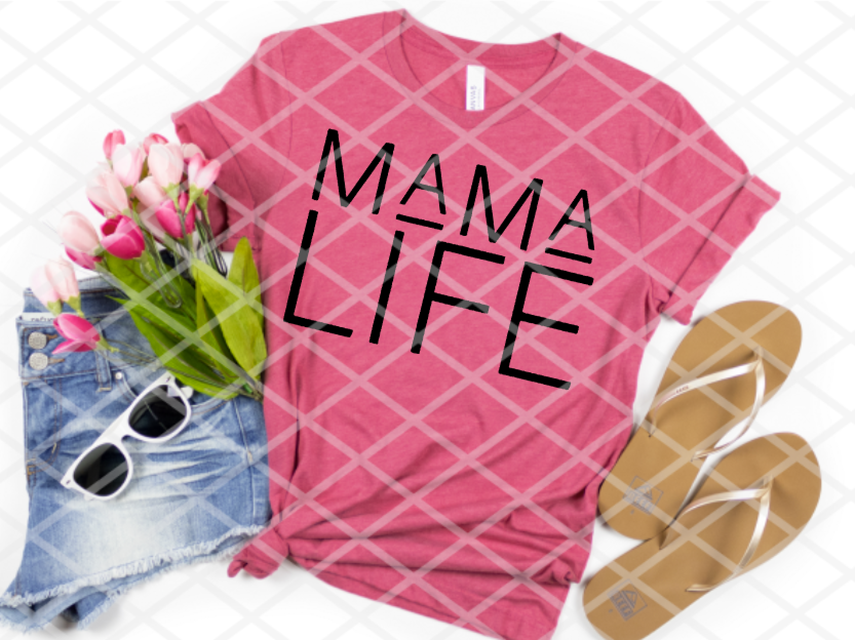 Mama Life, Sublimation Transfer