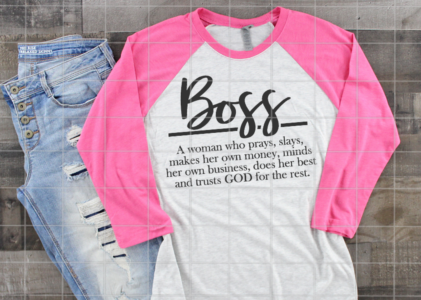 Boss, Boss Definition Screen Print, Read to Press, Screen print transfers