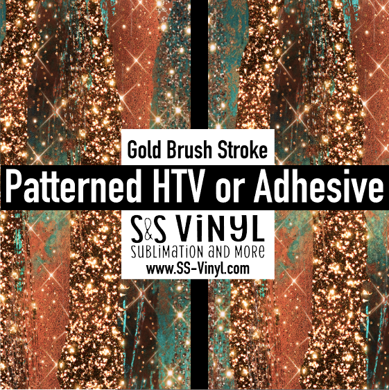 Fall Brush Stroke Pattern HTV Vinyl