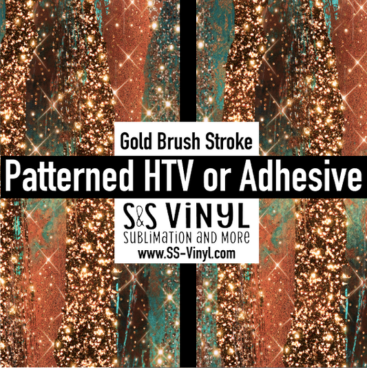 Fall Brush Stroke Pattern HTV Vinyl