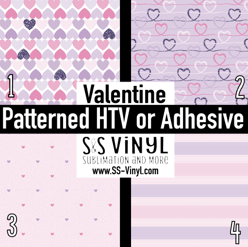 Valentine 2 Pattern HTV Vinyl