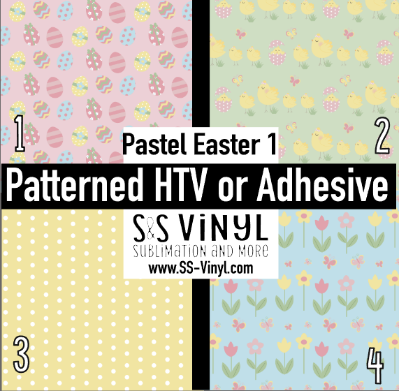 Pastel Easter 1 Pattern HTV Vinyl – SS Vinyl, Sublimation, and More