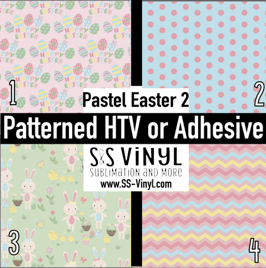 Pastel Easter 2 Pattern HTV Vinyl