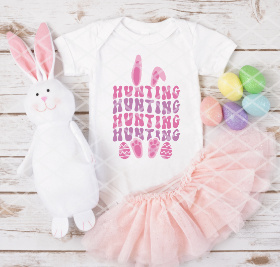 Hunting Easter Eggs, Easter Sublimation transfer