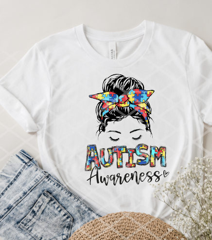 Autism Awareness Sublimation Transfer