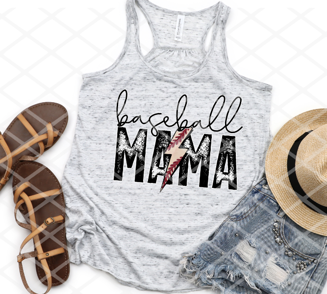 Baseball Mama, Sublimation Transfer