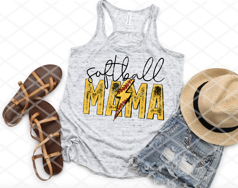 Softball Mama Sublimation  Transfer