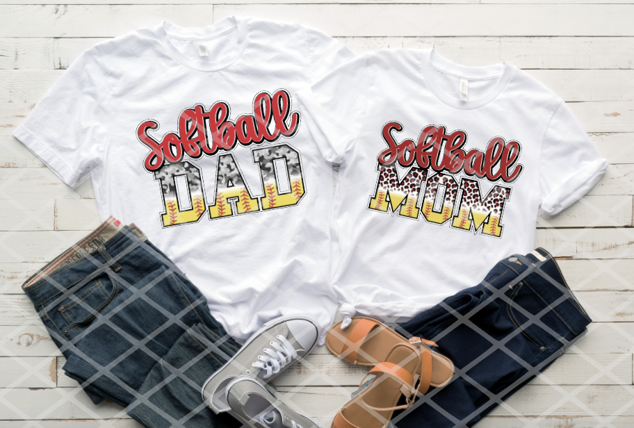 Softball Dad Sublimation Transfer