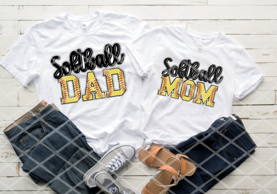 Softball Dad Sublimation Transfer