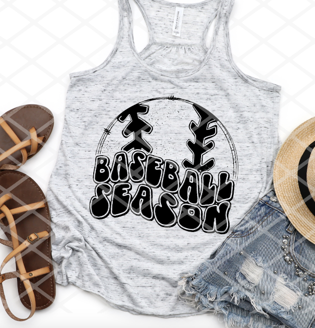 Baseball Season Sublimation Transfer