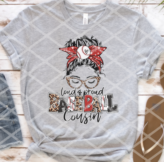 Baseball Cousin Sublimation Transfer