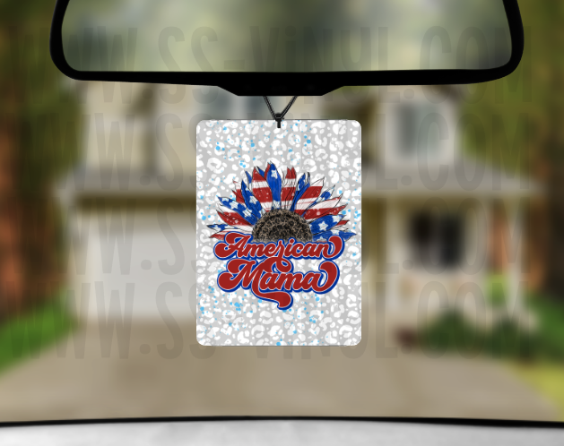 American Mama Sublimation Air Freshener Transfer (Qty. 2)