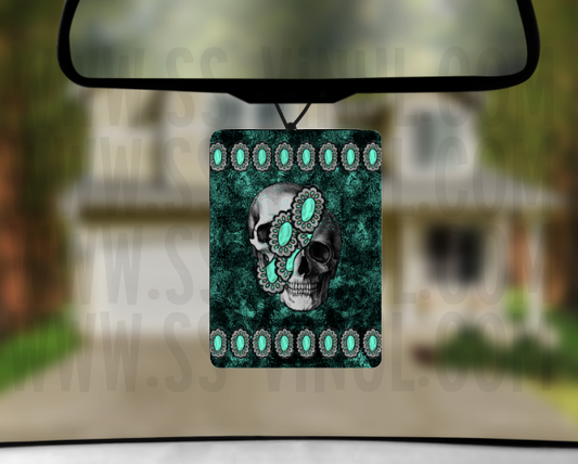 Skull Sublimation Air Freshener Transfer (Qty. 2)