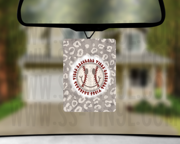 Baseball Vibes Air Freshener Transfer (Qty. 2)