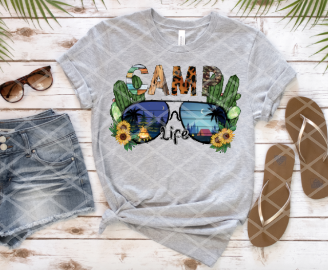 Camp Life Sublimation Transfer