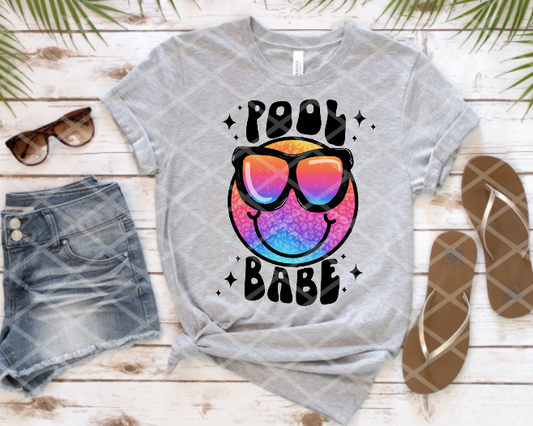 Pool Babe Sublimation Transfer