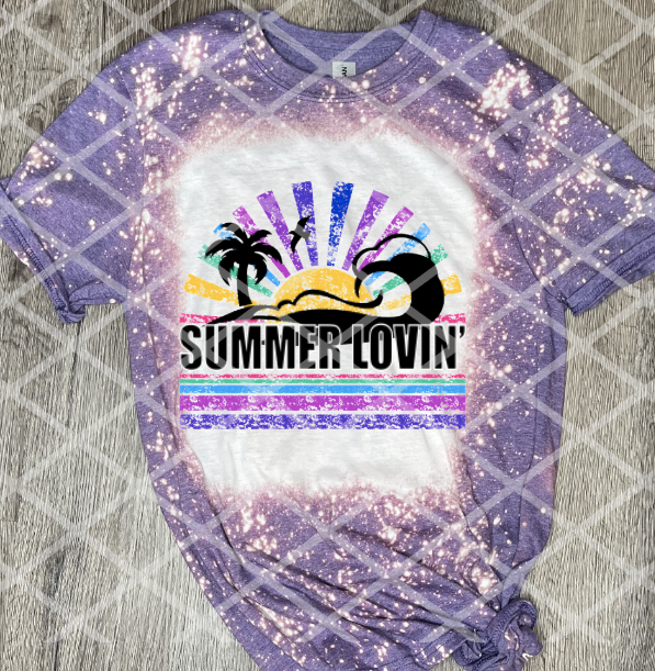 Summer Lovin, Sublimation Transfer, Ready to Press Transfer