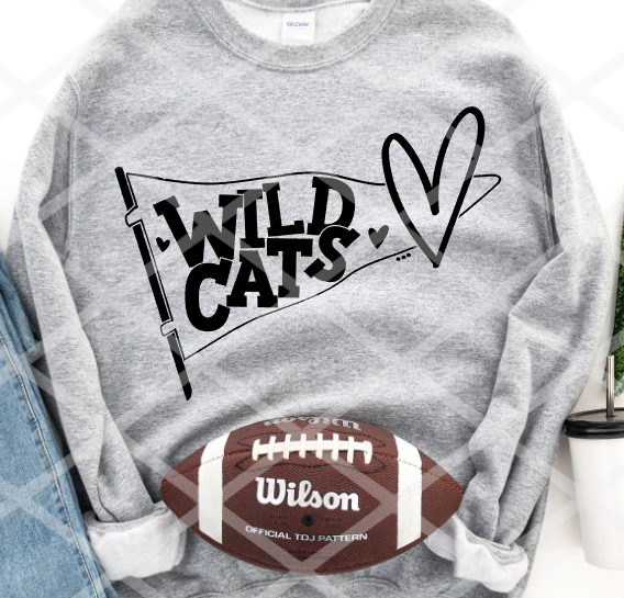 Wildcats Sublimation or HTV Transfer