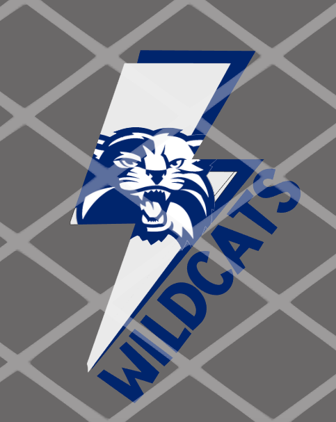 Wildcat Bolt Sublimation or HTV Transfer