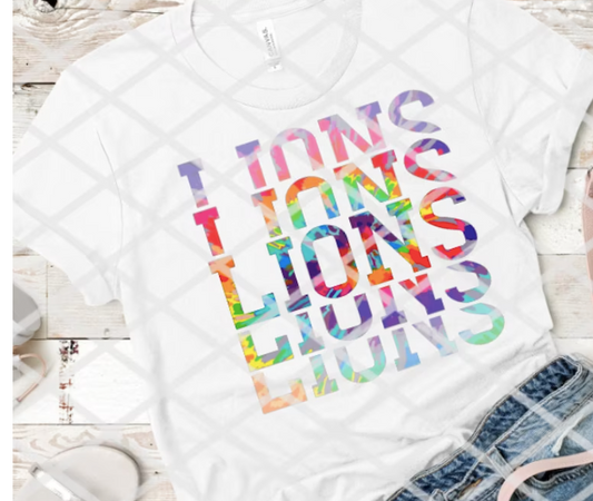 Lions Sublimation Transfer