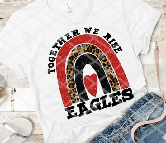 Eagles Rainbow Animal Print Sublimation or HTV Transfer