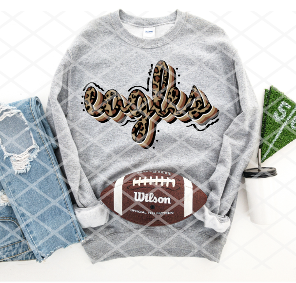 Eagles Animal Print Sublimation or HTV Transfer