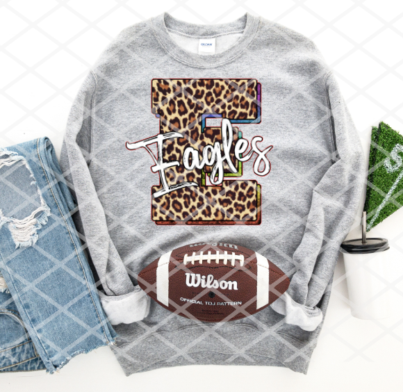 Eagles Animal Print Sublimation or HTV Transfer