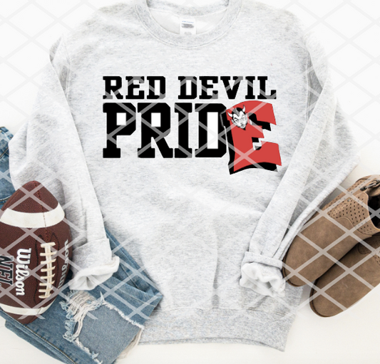 Red Devil Pride Sublimation or HTV Transfer