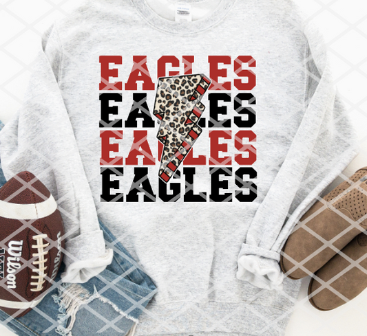 Eagles Stack Sublimation or HTV Transfer