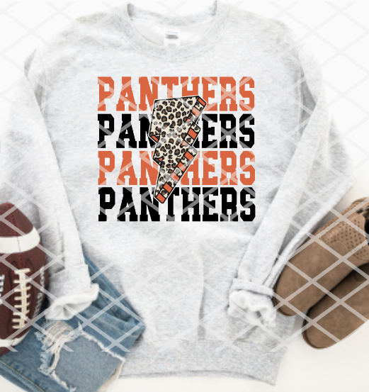 Panther Bolt Sublimation or HTV Transfer