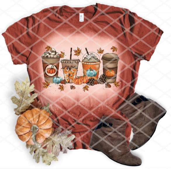 Fall Pumpkin Coffee Sublimation Transfer