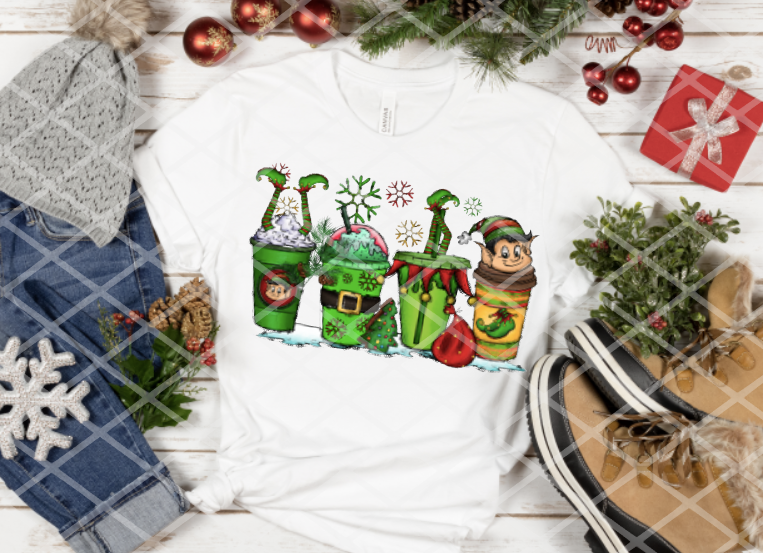 Elf Coffee, Sublimation Transfer