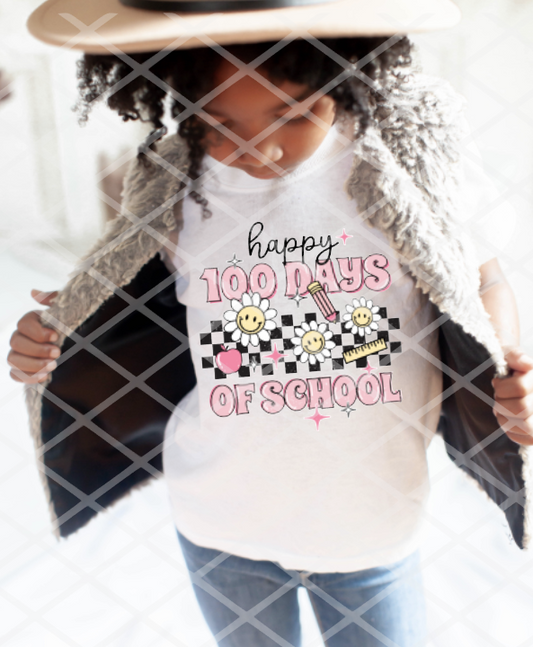 Happy 100th Day of School Sublimation Transfer