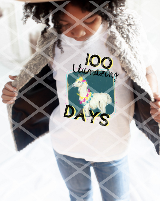 100 Flamazing Days, Sublimation Transfer