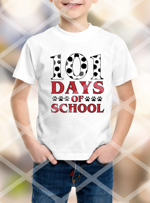 100 Days Dalmatian Sublimation Transfer