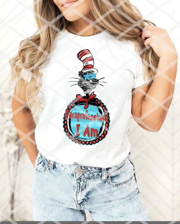 Paraprofessional I Am Sublimation Transfer