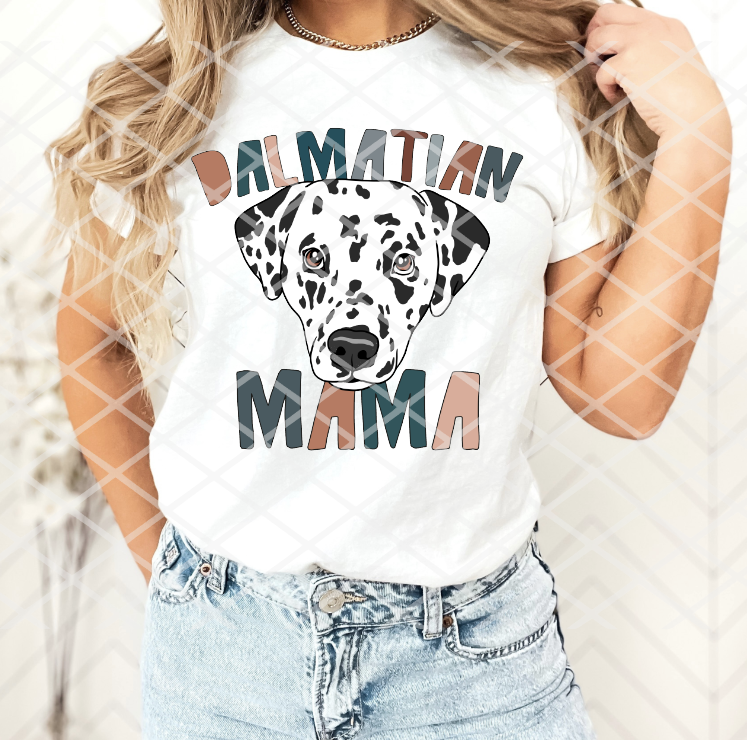 Dalmation mama, Dog Sublimation transfer