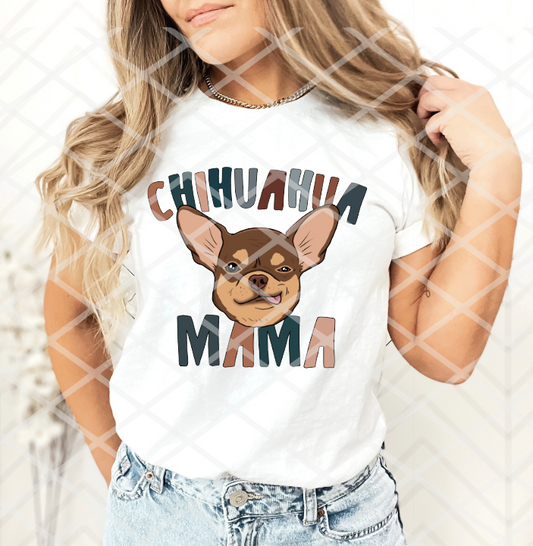 Chihuahua Mama, Dog Sublimation transfer