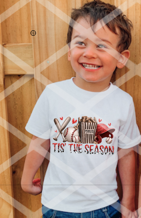 Tis the Season, Baseball Sublimation Transfer