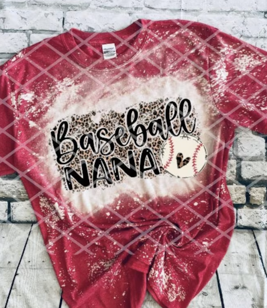 Baseball nana, Baseball Sublimation Transfer