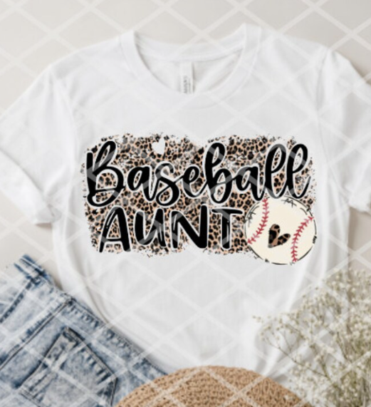 Baseball aunt, Baseball Sublimation Transfer