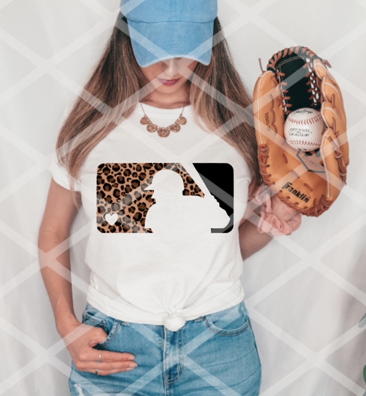 Baseball Animal Print, Baseball Sublimation Transfer