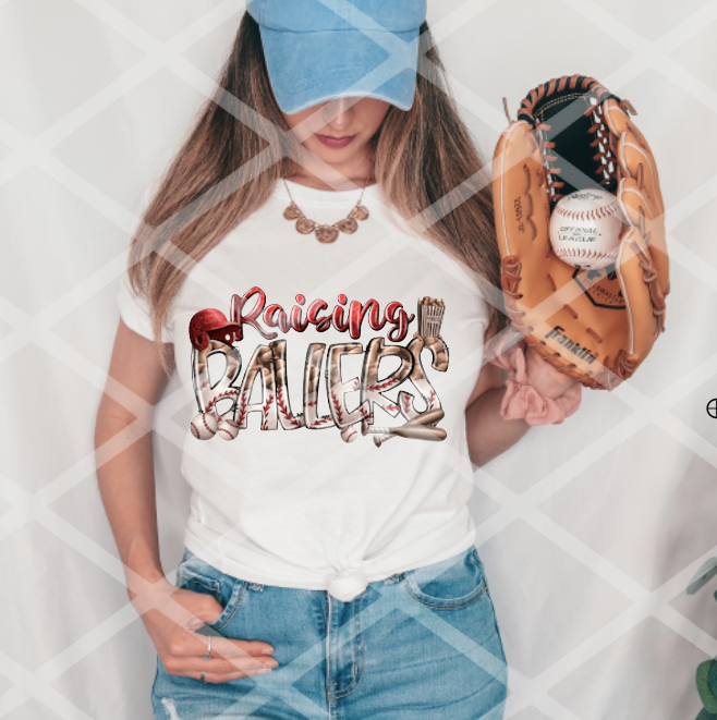 Raising Ballers, Baseball Sublimation Transfer