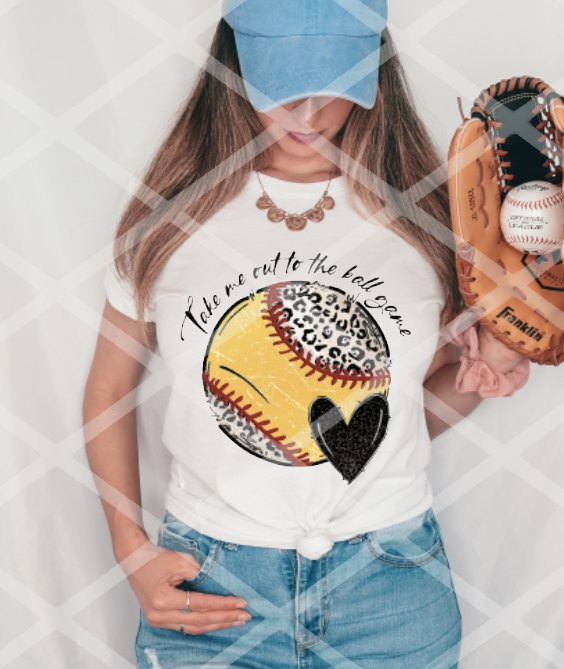 Take me to the ballpark, Sublimation Transfer