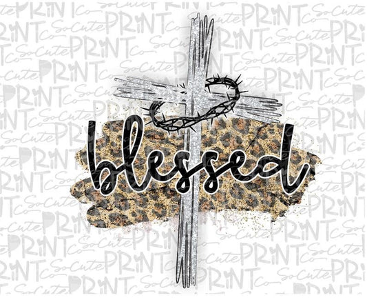 Blessed Cross Sublimation Transfer