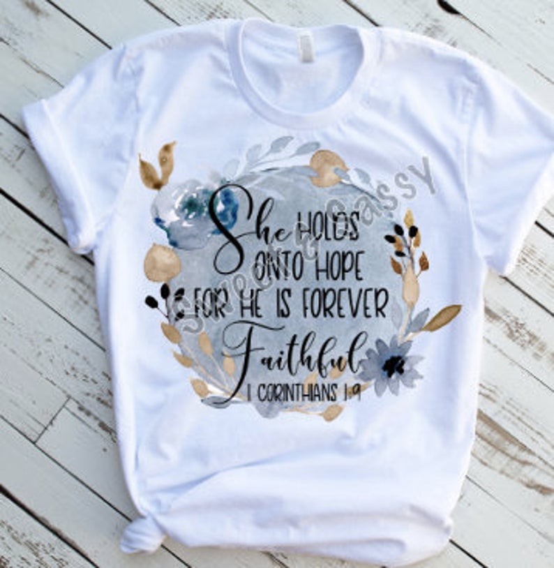 Hope Forever Faithful Sublimation Transfers