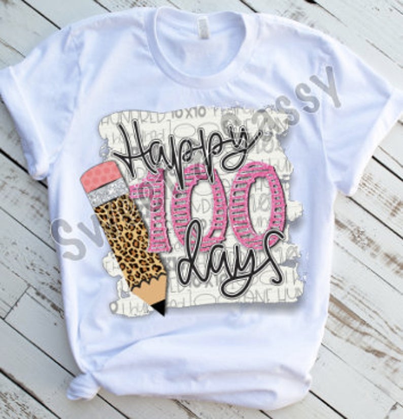 Happy 100 Days Sublimation Transfer