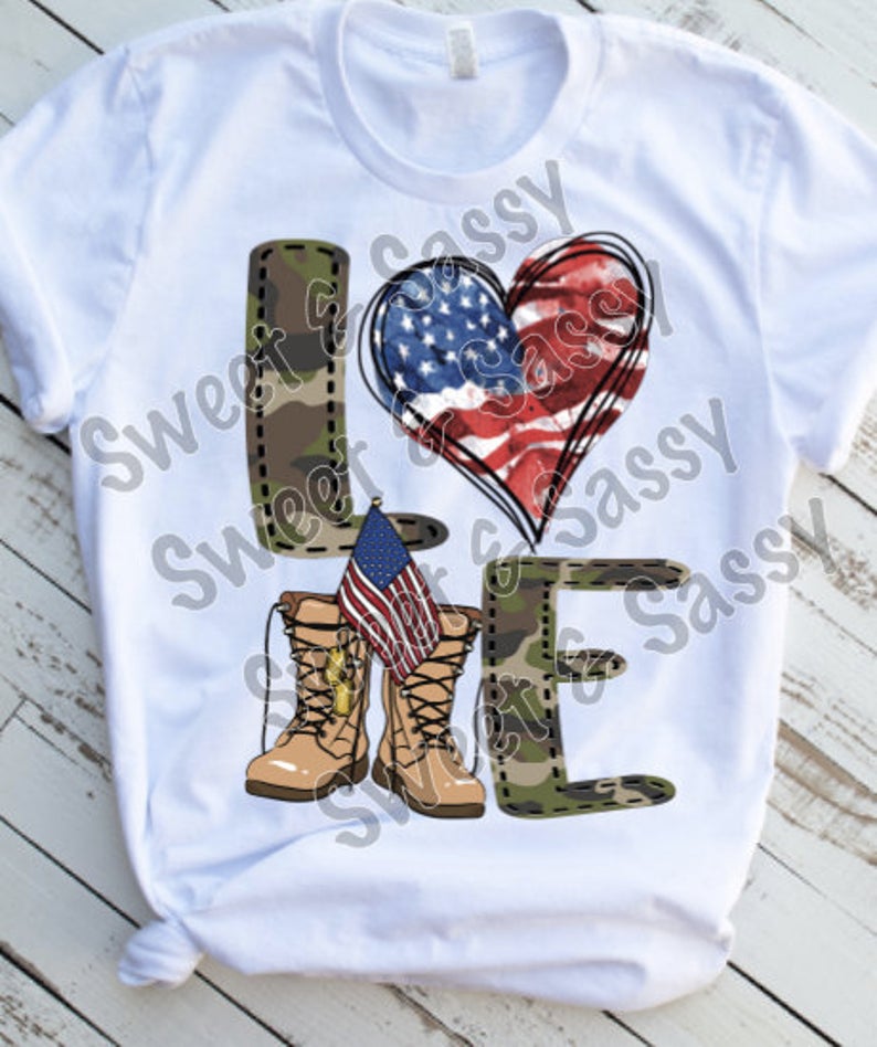 LOVE, Military, Army, Marines, National Guard, USA