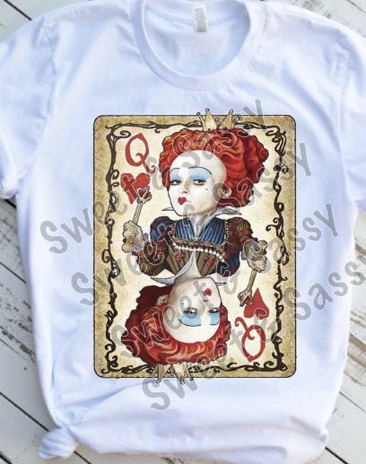 Queen of Hearts Sublimation Transfer